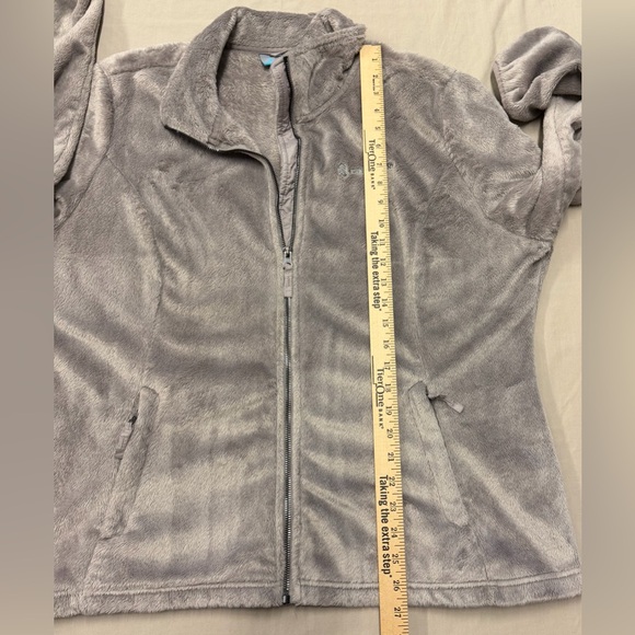 Free Country Womens Gray Faux Fur Fleece Zip Up Jacket XXL - Picture 6 of 8